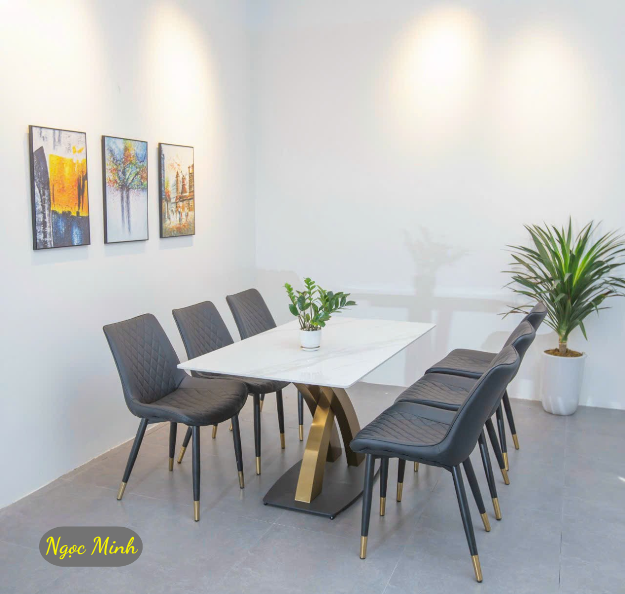 Bàn Ăn Phòng Bếp 6 Ghế (BA02)