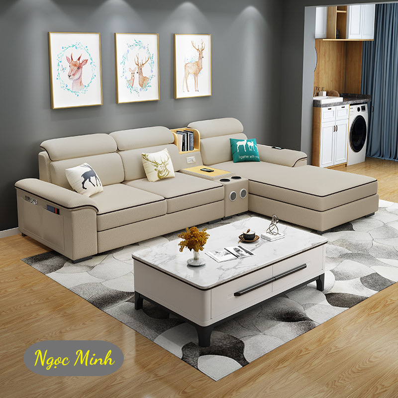 Sofa Phòng Khách Góc Chữ L (SF06)